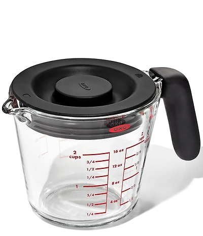 OXO Good Grips 2-Cup Glass Measuring Cup with Lid