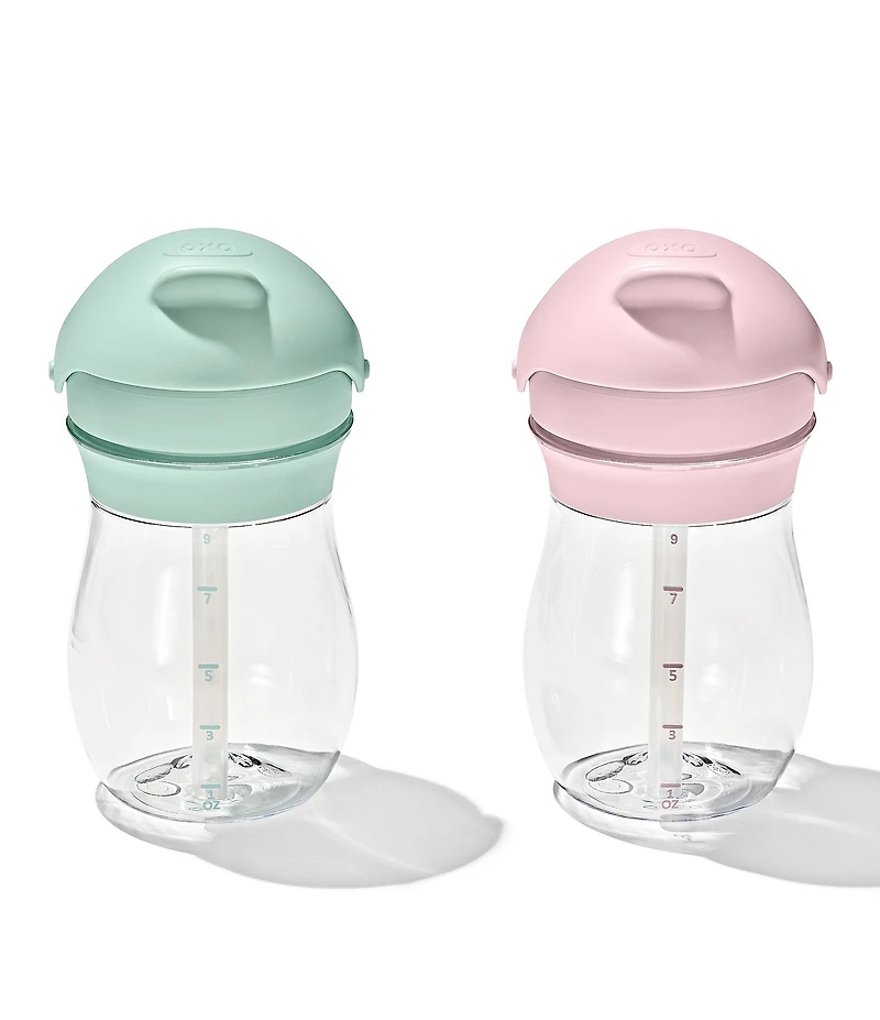 OXO Tot 9oz Transition Straw Cup 2-Pack Set