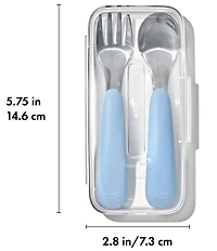 OXO Tot On-The-Go Fork & Spoon Set