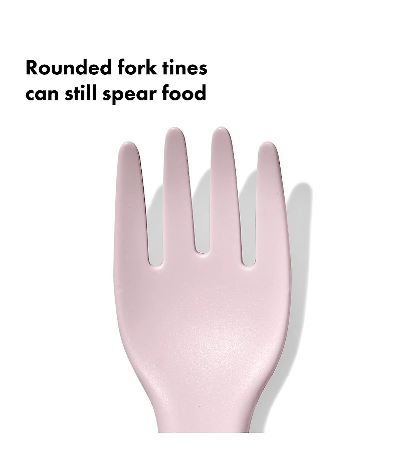 OXO Tot Plastic Fork & Spoon 4-Pack