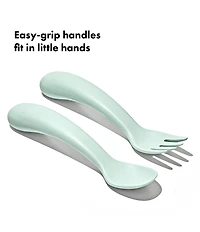 OXO Tot Plastic Fork & Spoon 4-Pack