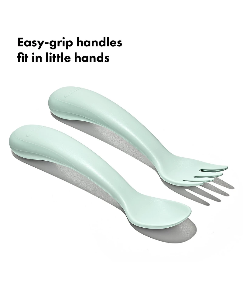OXO Tot Plastic Fork & Spoon 4-Pack