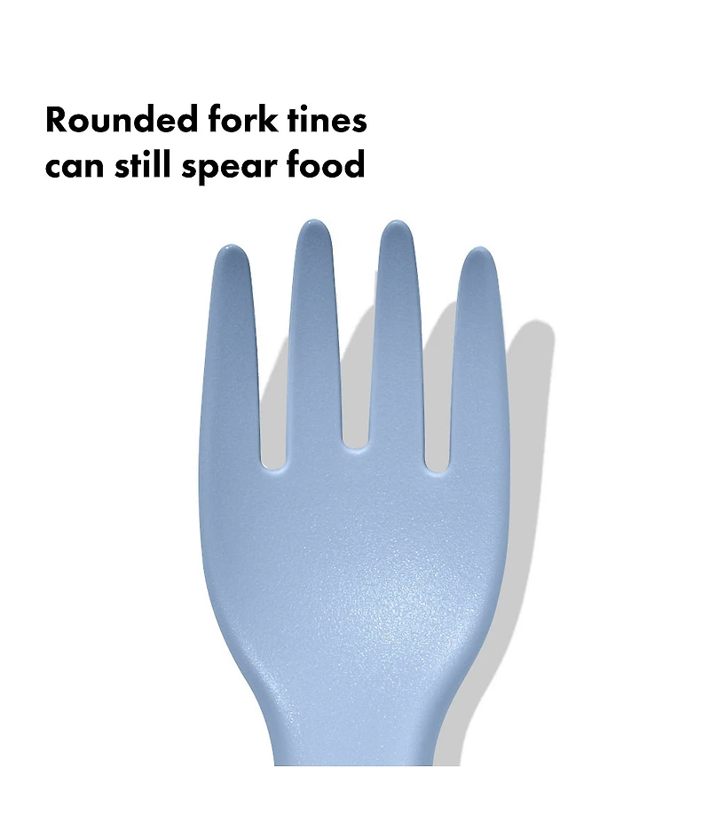 OXO Tot Plastic Fork & Spoon 4-Pack