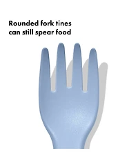 OXO Tot Plastic Fork & Spoon 4-Pack