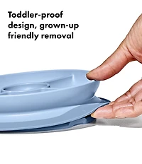 OXO Tot Stick & Stay Suction Divided Plate
