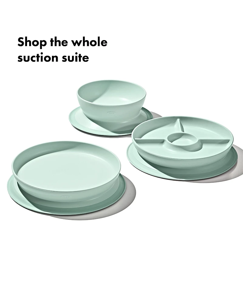 OXO Tot Stick & Stay Suction Divided Plate