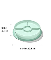 OXO Tot Stick & Stay Suction Divided Plate