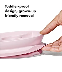OXO Tot Stick & Stay Suction Divided Plate
