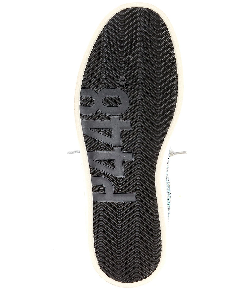 P448 John Multi Glitter Lace-Up Sneakers