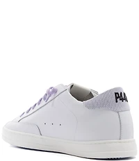 P448 John Leather Stripe Lace Up Sneakers