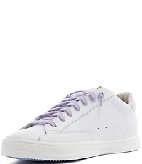 P448 John Leather Stripe Lace Up Sneakers