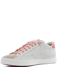 P448 John Tropical Leather Lace Up Sneakers