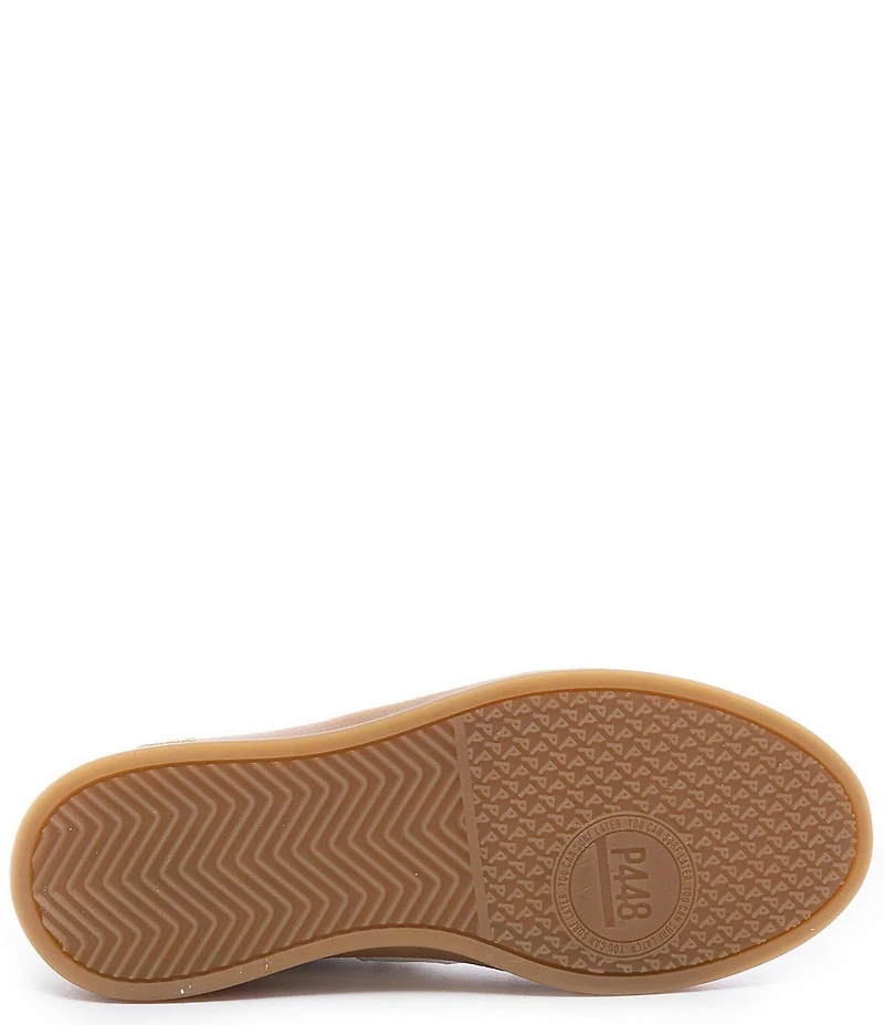 P448 Monza Leather and Suede Lace-Up Sneakers