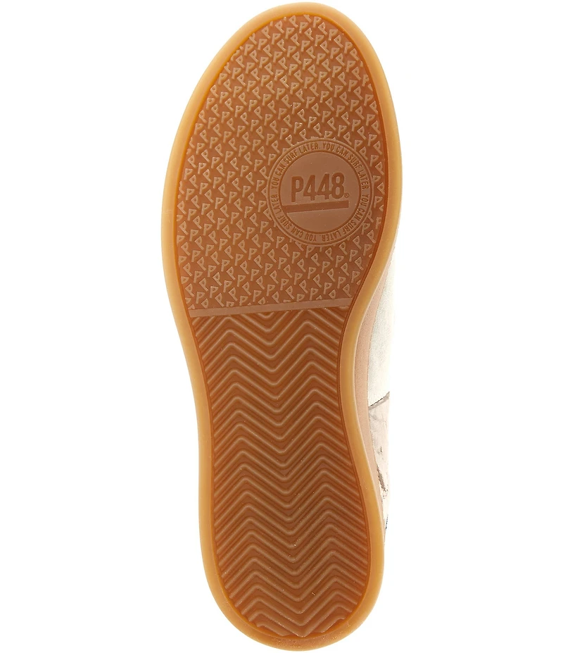 P448 Monza Suede and Nylon Lace Up Sneakers