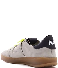 P448 Monza Suede and Patent Lace Up Sneakers