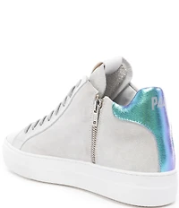 P448 Thea Glim Suede Mid Top Lace-Up Sneakers