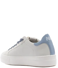 P448 Thea Leather and Patent Platform Sneakers