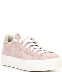 P448 Thea Suede Platform Lace Up Sneakers