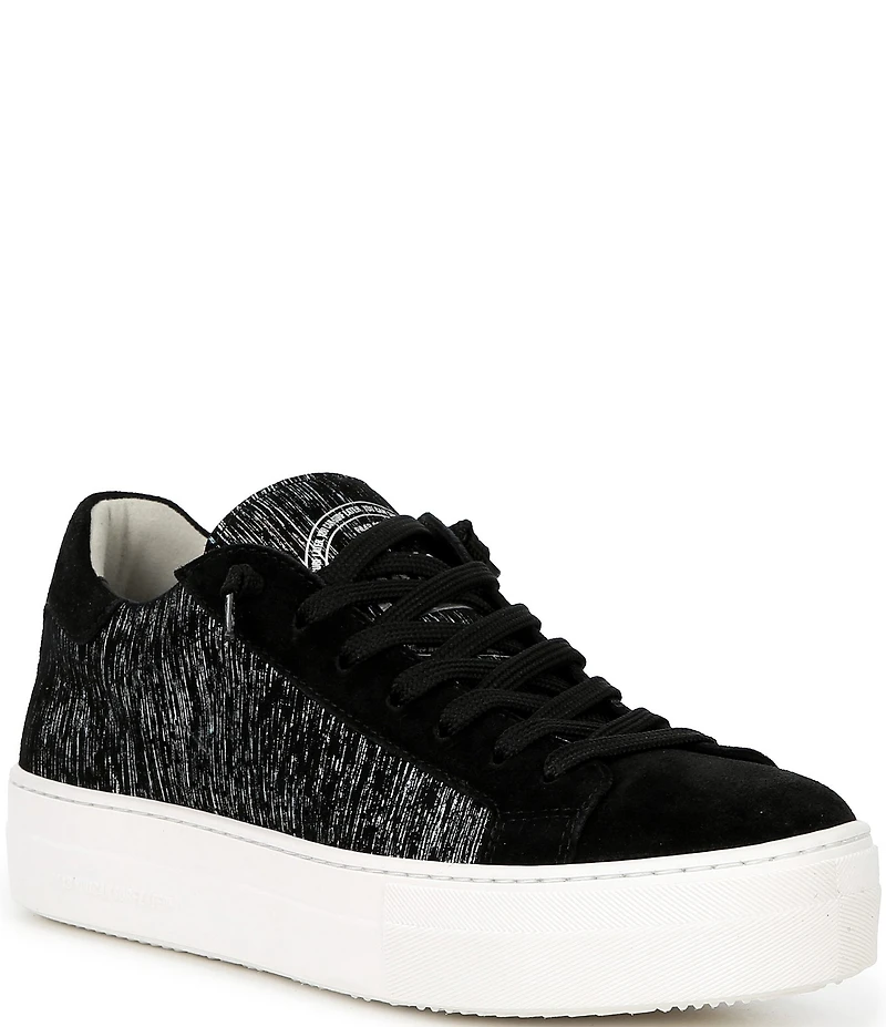 P448 Thea Suede Platform Sneakers