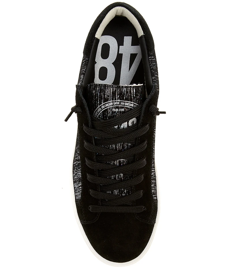 P448 Thea Suede Platform Sneakers