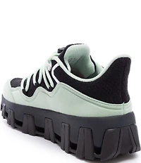 P448 X Vibram Monalea Mixed Media Lace-Up Sneakers