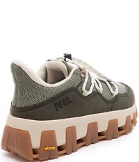 P448 X Vibram Monalea Mixed Media Lace-Up Sneakers