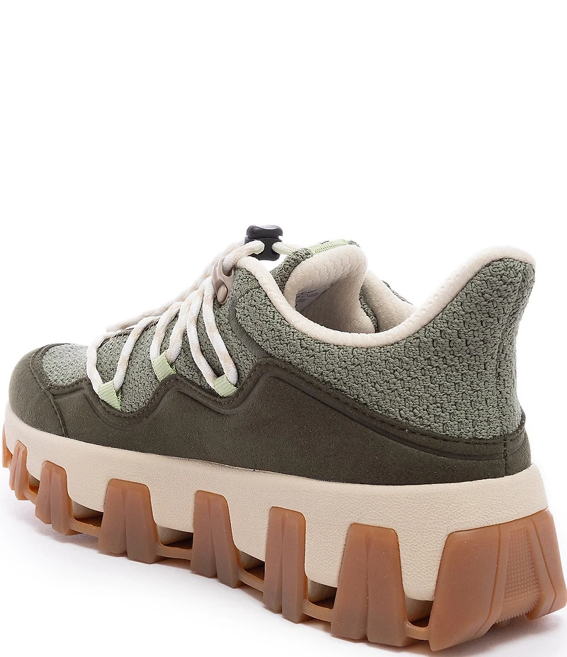 P448 X Vibram Monalea Mixed Media Lace-Up Sneakers