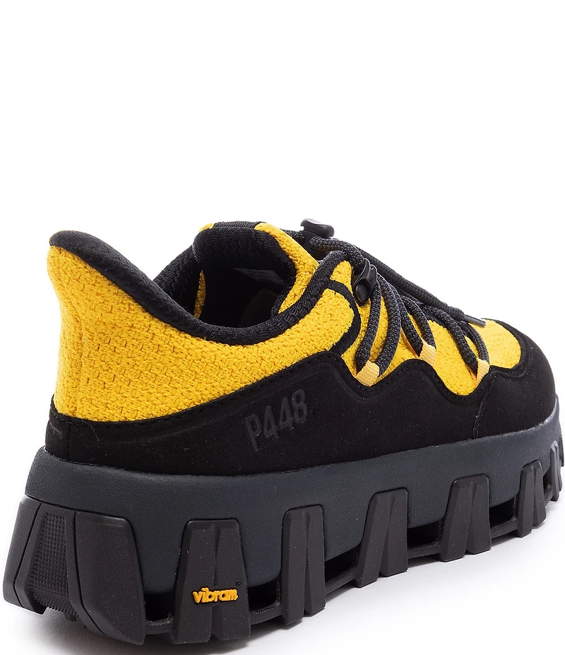 P448 X Vibram Monalea Mixed Media Lace-Up Sneakers