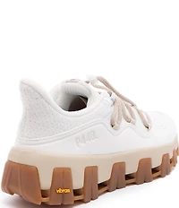 P448 X Vibram Monalea Mixed Media Lace-Up Sneakers