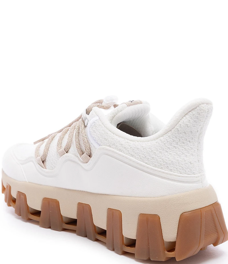 P448 X Vibram Monalea Mixed Media Lace-Up Sneakers