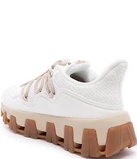 P448 X Vibram Monalea Mixed Media Lace-Up Sneakers