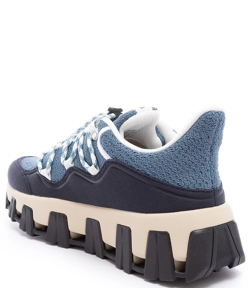 P448 X Vibram Monalea Mixed Media Lace-Up Sneakers