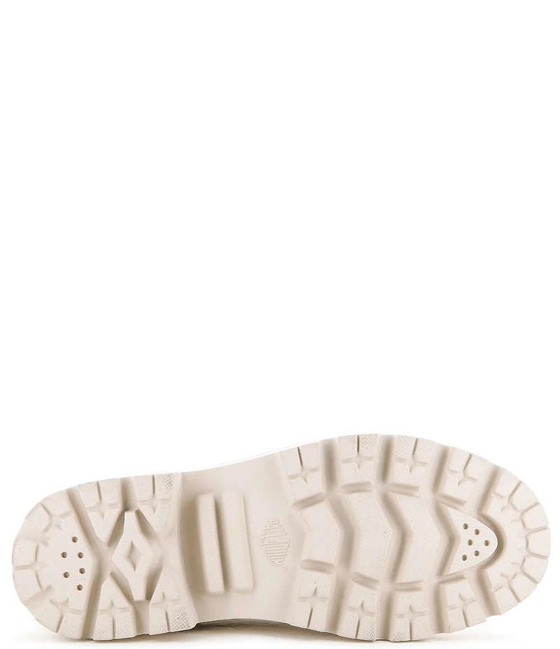 Palladium Pallabase Leather Lace Up Lug Sole Booties