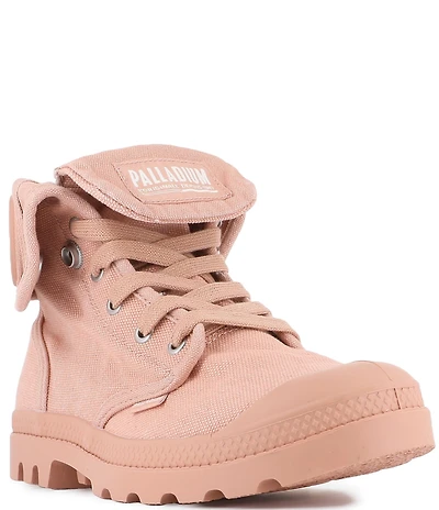 Palladium Women's Baggy Foldover Lace Up High Top Sneakers