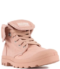 Palladium Women's Baggy Foldover Lace Up High Top Sneakers