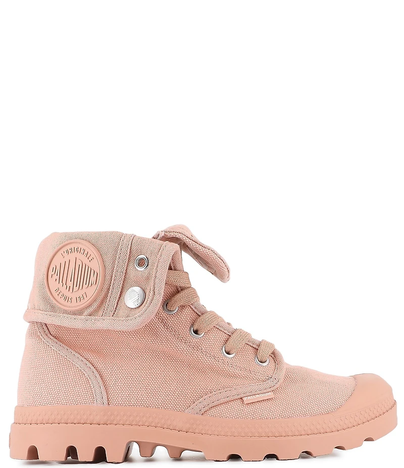 Palladium Women's Baggy Foldover Lace Up High Top Sneakers