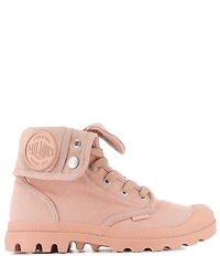 Palladium Women's Baggy Foldover Lace Up High Top Sneakers