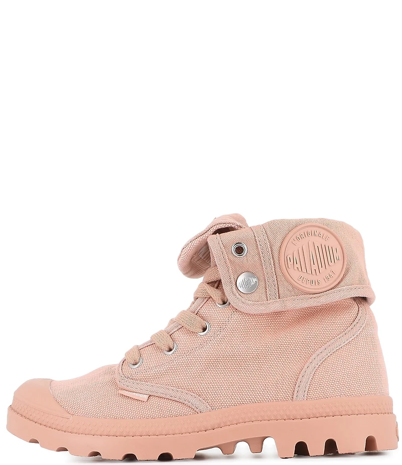 Palladium Women's Baggy Foldover Lace Up High Top Sneakers