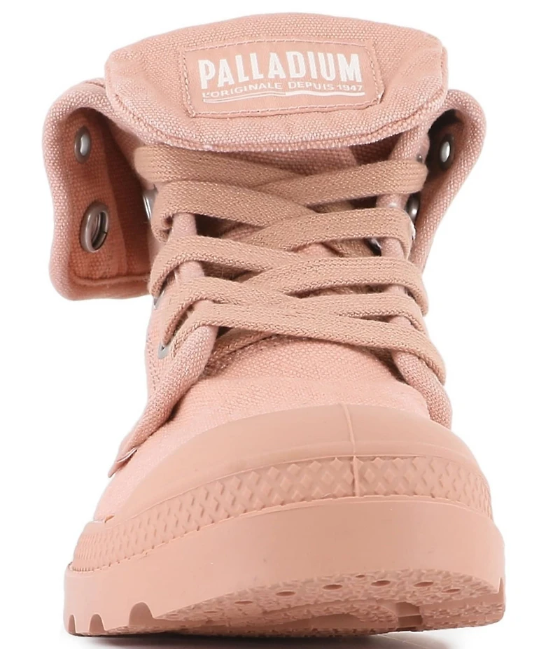 Palladium Women's Baggy Foldover Lace Up High Top Sneakers