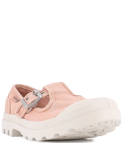 Palladium Women's Pampa Washed Canvas Mary Jane Sneakers