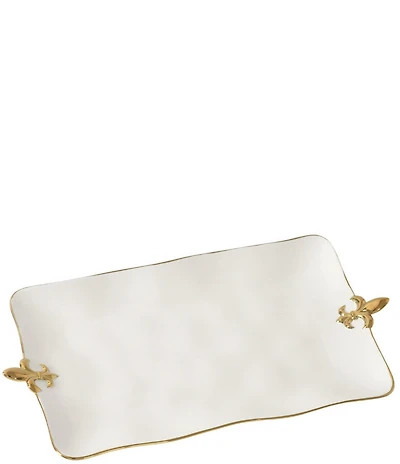Pampa Bay Fleur-De-Lis Collection Rectangular Platter