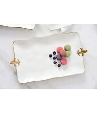 Pampa Bay Fleur-De-Lis Collection Rectangular Platter