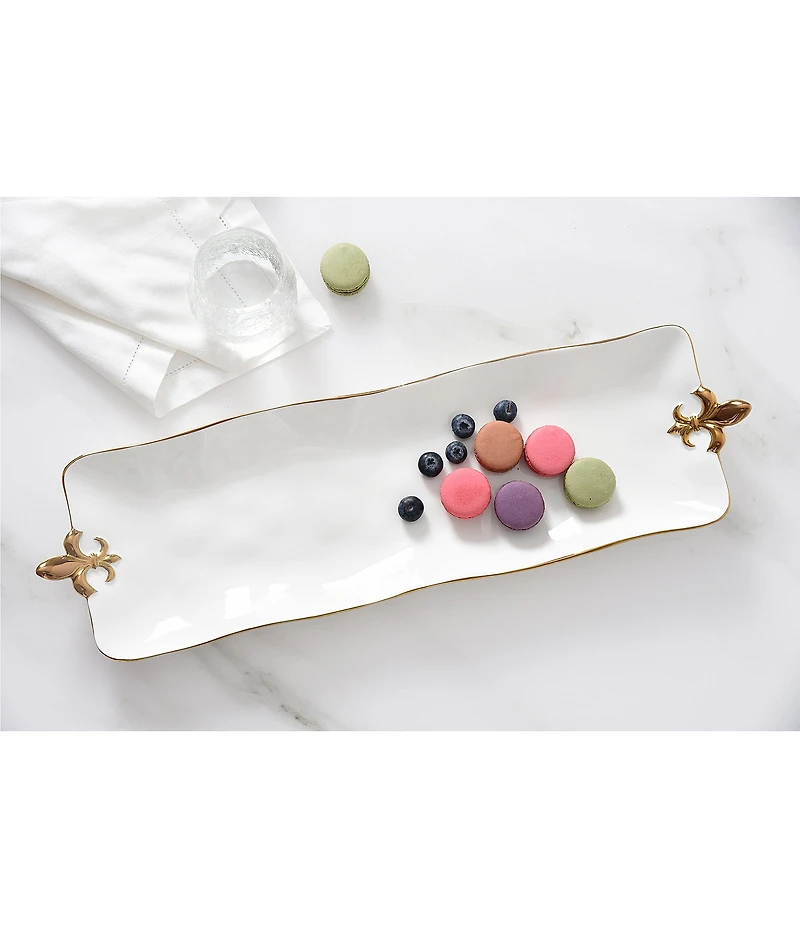 Pampa Bay Fleur-De-Lis Collection Rectangular Serving