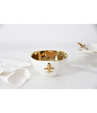 Pampa Bay Fleur-De-Lis Collection Bowl