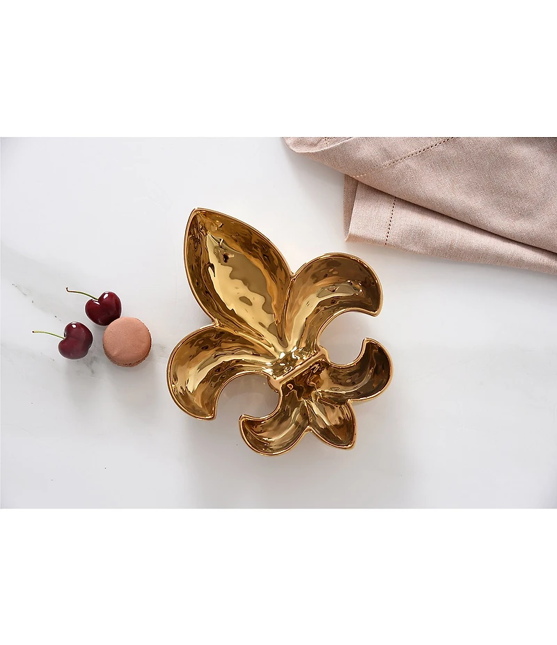 Pampa Bay Fleur-De-Lis Collection Snack Bowl