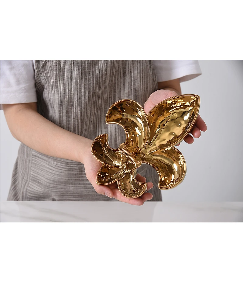 Pampa Bay Fleur-De-Lis Collection Snack Bowl