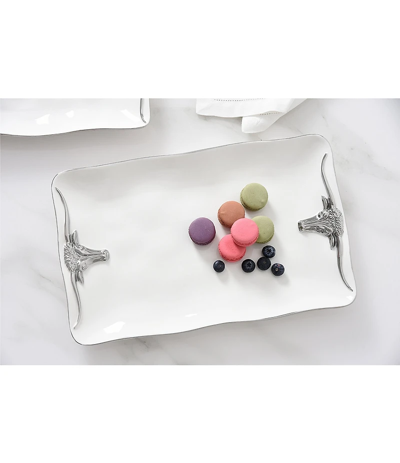 Pampa Bay Longhorn Collection Rectangular Platter