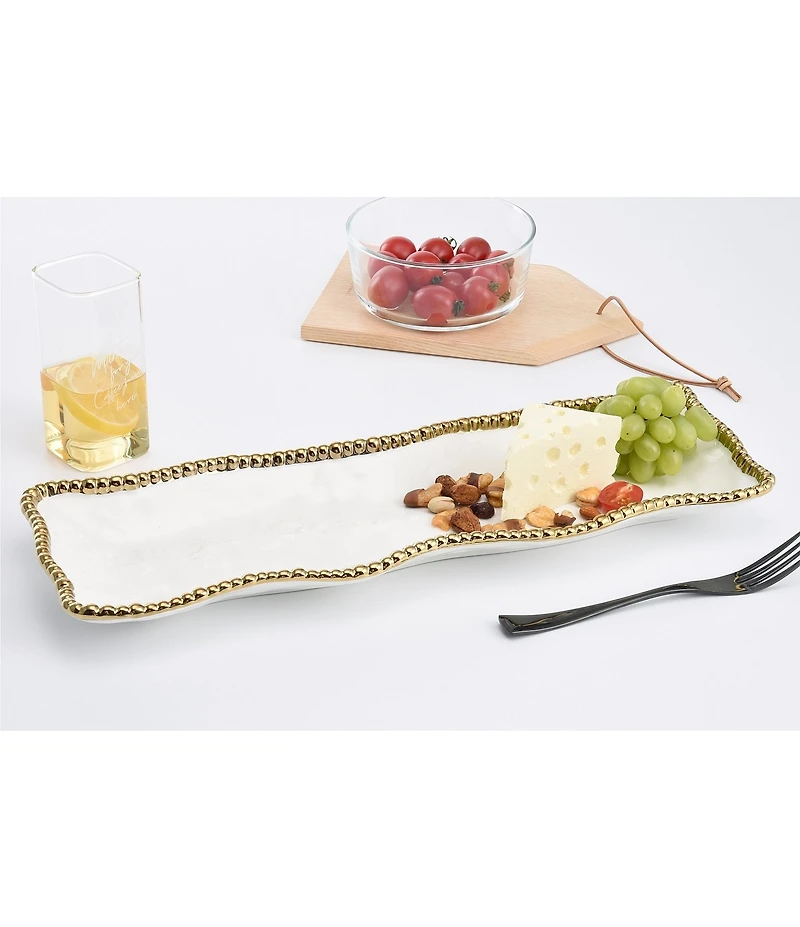 Pampa Bay Salerno Porcelain Rectangle Serving Piece
