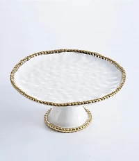 Pampa Bay Salerno Porcelain Round Cake Stand