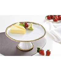 Pampa Bay Salerno Porcelain Round Cake Stand